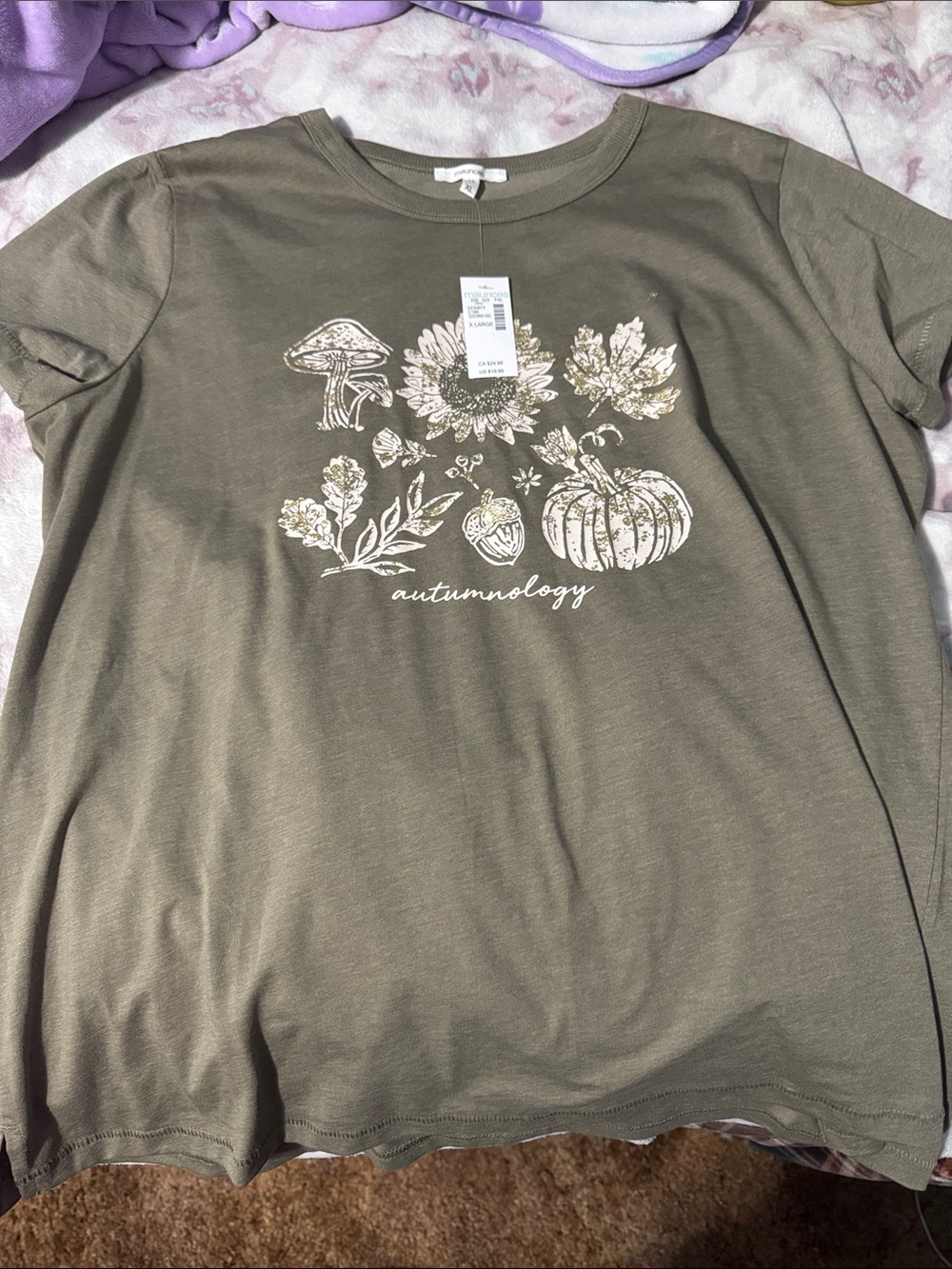 Maurice’s Autumnology Olive Graphic Tee